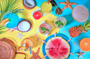 Konzept des Sommerpicknicks