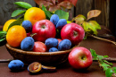 Wunderschönes Obststillleben