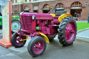 Ausstellung der Oldtimer-Traktoren in Moskau