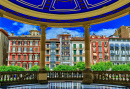 Plaza del Castillo in Pamplona, Spanien