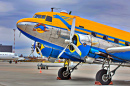 Legendäre amerikanische Douglas DC-3 in Ufa, Russland