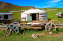 Traditionelle Jurte der mongolischen Nomaden
