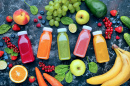 Obst- und Gemüse-Smoothies
