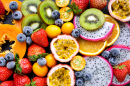 Reife Früchte und Beeren