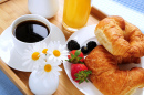 Frühstück an einem sonnigen Morgen