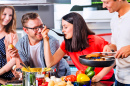 Hausgemachtes italienisches Essen