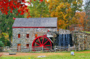 Wayside Inn Grist Mill in Sudbury, MA, USA