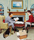Vater und Sohn von Norman Rockwell (1972)