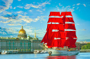 Scarlet Sails Festival in Sankt Petersburg, Russland