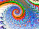 Abstrakter fraktaler Hintergrund