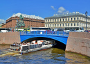 Der Moika-Fluss in Sankt Petersburg, Russland