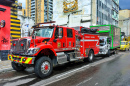 Feuerwehrauto in Bogotá, Kolumbien