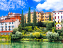 Das malerische Bassano del Grappa, Italien