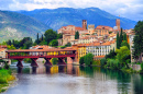 Ponte degli Alpini-Brücke in Bassano del Grappa
