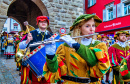 Teilnehmer des Karnevals in Rottweil, Deutschland