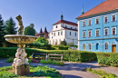 Damm in Teplice, Tschechische Republik