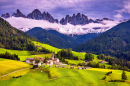 Santa Maddalena, Tal des Val di Funes, Italien