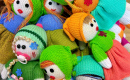 Handgestrickte Puppen