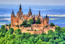 Blick auf die Burg Hohenzollern, Deutschland