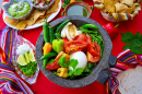 Zutaten für mexikanische Salsa