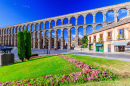 Antikes römisches Aquädukt in Segovia, Spanien