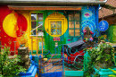 Christiania-Bezirk in Kopenhagen, Dänemark