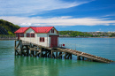 Mumbles Pier, Gower, Swansea, Wales, Großbritannien