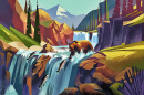 Catching Dinner von David Moore