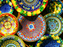Teller mit Zitronenmuster, Positano, Italien