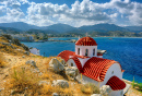 Griechisch-Orthodoxe Kirche in Karpathos, Griechenland