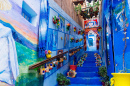 Die Blaue Stadt Chefchaouen, Marokko