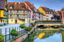 Ufer des Lauch in Petit Venise, Colmar