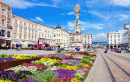Dreifaltigkeitssäule in Linz, Österreich