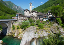Alpendorf Lavertezzo, Schweiz