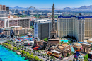 Luftaufnahme des Las Vegas Strip, Nevada, USA