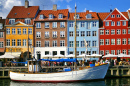 New Harbor in Kopenhagen, Dänemark