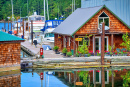 Maple Bay Marina auf Vancouver Island, BC, Kanada