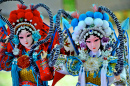 Chinesische Peking-Opern-Puppen in Kuala Lumpur