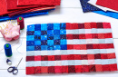 US-Flaggen-Patchwork