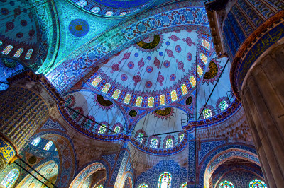 Kuppel der Blauen Moschee in Istanbul, Türkei