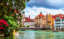 Wunderschöner Blick auf Luzern, Schweiz
