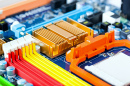 Computer-Mainboard-Nahaufnahme