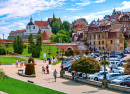 Blick auf die historische Altstadt von Lublin, Polen