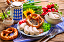 Traditionelles bayerisches Gericht