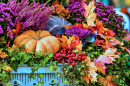 Lebendige Herbst-Ernte-Ausstellung
