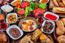 Traditionelles türkisches Frühstück
