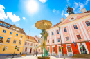 Malerischer Blick auf die Altstadt von Tartu, Estland