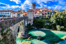 Ponte del Diavolo in Cividale del Friuli, Italien