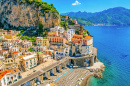 Atrani an der Amalfiküste, Italien
