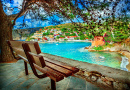 Assos-Dorf, Kefalonia-Insel, Griechenland